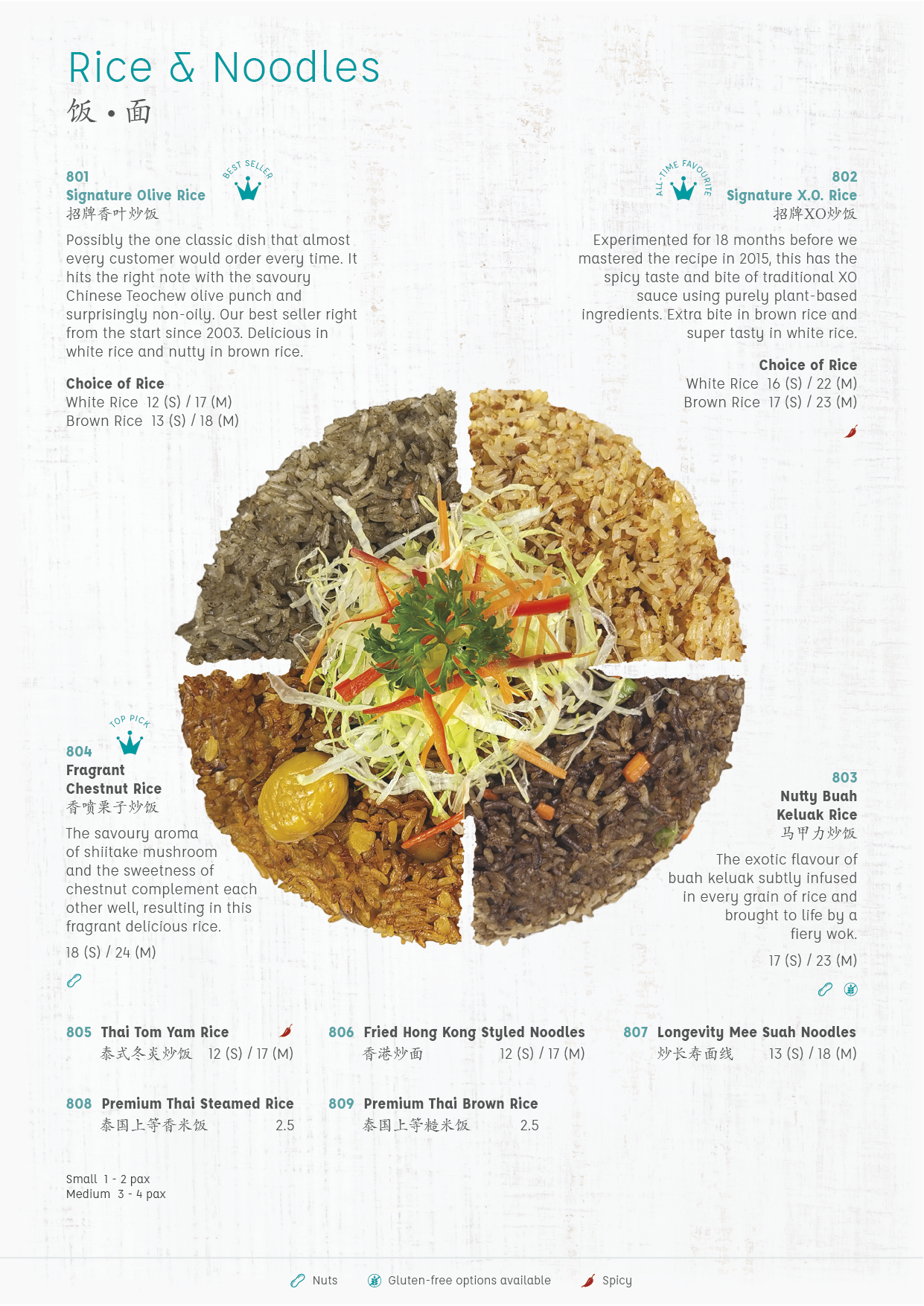 Whole Earth Food Menu
